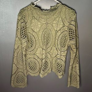 Lace Long Sleeve Top